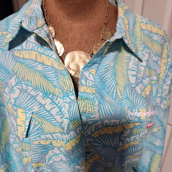 Vinyard Vines Performance Polo Shirt Dress Womens Sz 14 MSRP $158 - Picture 9 of 10